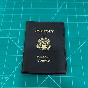 Royce Black RFID Blocking Passport Holder